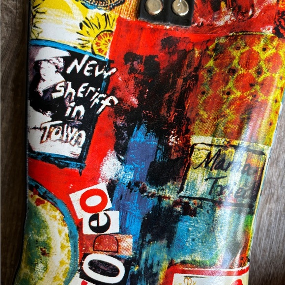 BOPS by Beehive CowGirl Up Western Heeled Rain Boots Women’s Size 7 - Picture 4 of 13